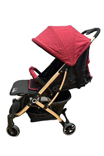 L-Sun Trolley-style Sport Stroller with Reclining Sleep Position - Red