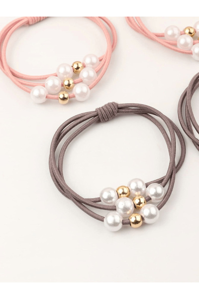 Take Two By Styli Set of 12 - Faux Pearl Hair Tie