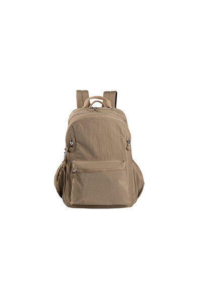 Bagacar 1094 Waterproof Imported Crinkle Fabric School and Daily Backpack with Laptop Compartment Kum