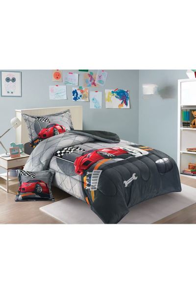 smart home Kids 4-Piece Comforter Set – Microfiber & Polyester, 170x230cm Com...