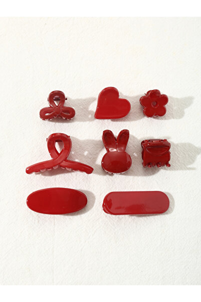 Take Two By Styli Set of 8 - Solid Hair Clip