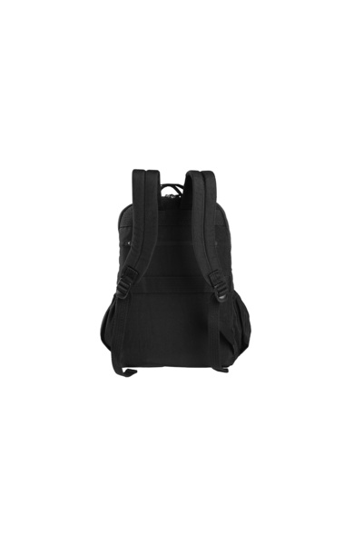 Bagacar 1094 Waterproof Imported Crinkle Fabric School and Daily Backpack with Laptop Compartment Black