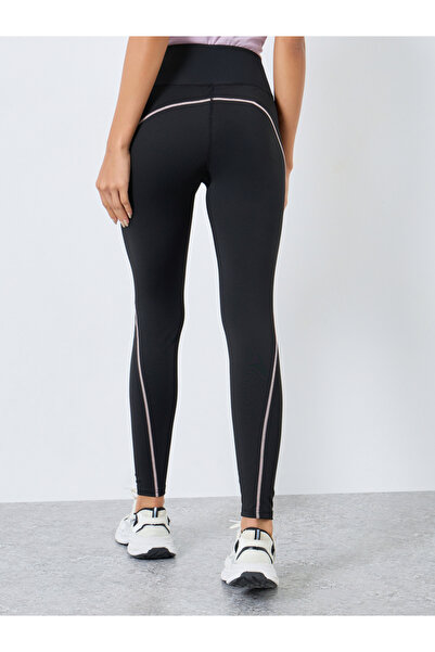 Styli Contrast Multi Colour Stitch Detail Leggings