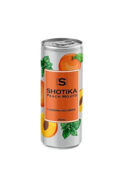 shotika Soft Drink Peach Mojito - 250 ml x 24