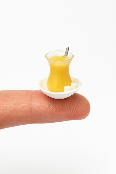 CharmFancy 2 Adet Muz Bardakları 1:12 Ölçek Çay Bardağı– Bebek Evi Mini Minya...