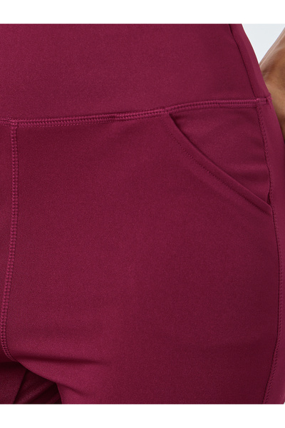 Styli Side and Back Pockets Broad Waist Flared Leggings