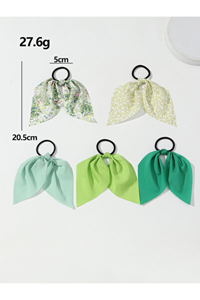 Take Two By Styli Set of 5 - Knot Decor Hair Ties