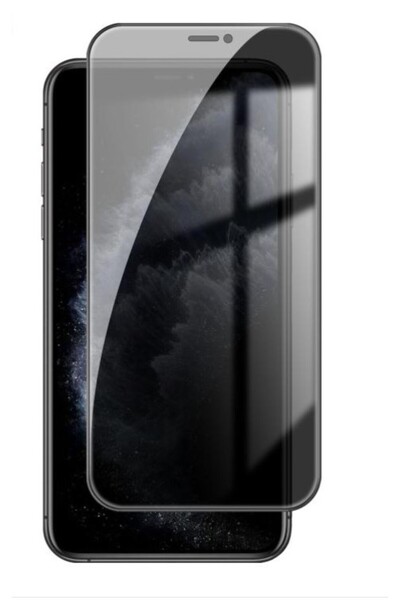 Powerfox واقي شاشة متوافق مع آيفون 11 / XR بتغطية 360 درجة، غير مرئي من أي جانب