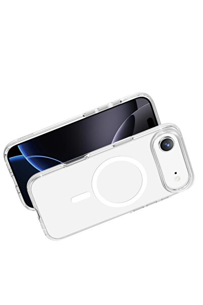 m.tk moveteck Apple iPhone 17 Air Compatible Case Non Yellow Transparent Magsafe Cover