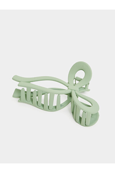 Styli Green Bow Hair Claw