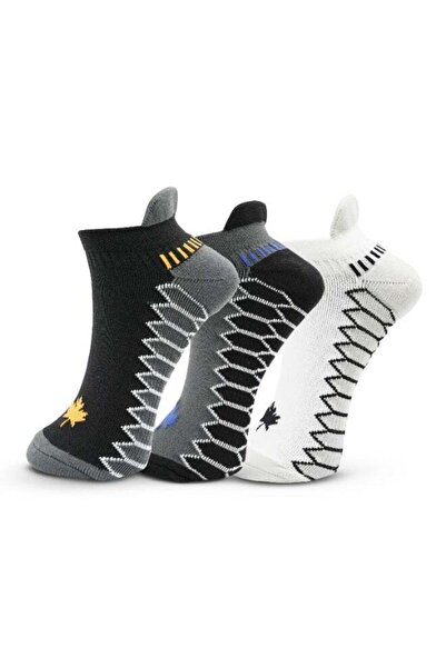 White Leaf 3 Pack Quick Dry Performance Ankle Socks