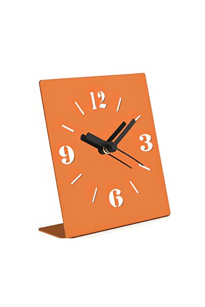 VoomeDesign Minimalist Ofis ve Ev İçin Dekoratif Metal Masaüstü Saati