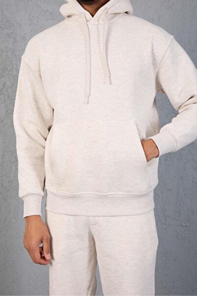 Valiberta επένδυση fleece Kangaroo Pocket Sweatshirt - 3 Thread επένδυση fleece Rubber Leg Ανδρικό Φούτερ - Σετ αθλητικών φούτερ