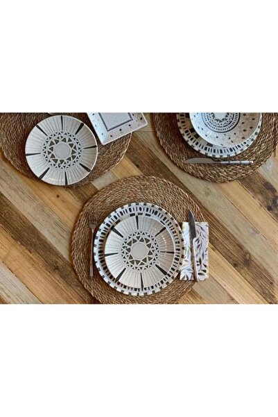 La Mediterranea Ceramic flat plate, Baroque model, 20 cm -