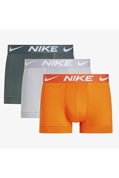 Nike Dri Fit Ultra Stretch 3 Pack Micro 3-Pack Short Boxer Orange Gray Green