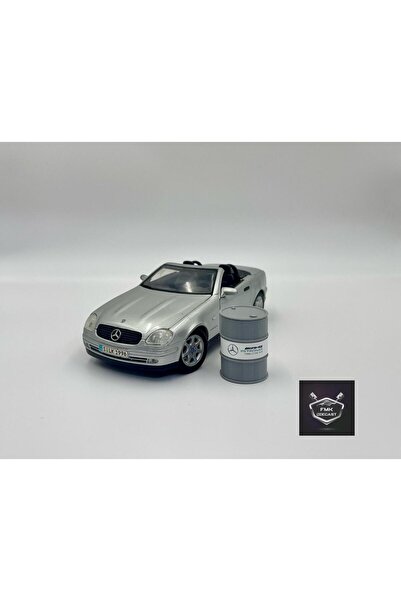 FMK HOBBY 1:18 Scale Oil Drum Set of 5 – Diorama Model Car Accessory – Garage and Service Decor – Gray