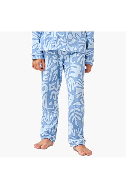 Juniors Printed Shirt and Pyjama Set