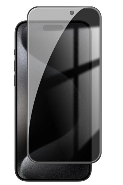 Powerfox واقي شاشة متوافق مع آيفون 15 برو ماكس بزاوية 360 درجة، غير مرئي من أ...