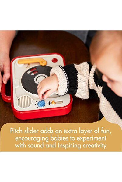 Tiny Love Rockers DJ Station Toy - Rock Collection | Electronic Musical Record Player with 13 Rock Melodies