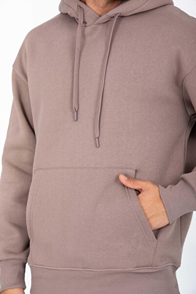 Valiberta επένδυση fleece Kangaroo Pocket Sweatshirt - 3 Thread επένδυση fleece Rubber Leg Ανδρικό Φούτερ - Σετ αθλητικών φούτερ