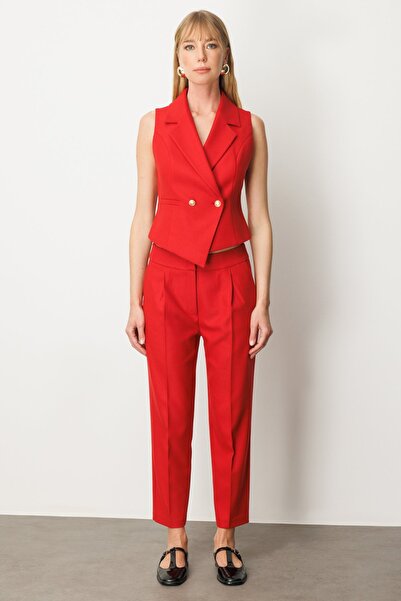 Ekol Pantaloni de damă cu talie înaltă și picior îngust 5055