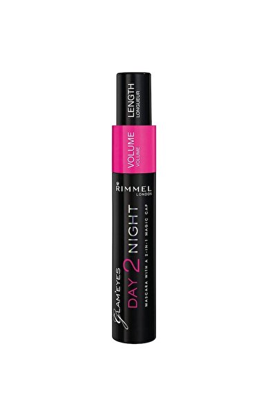 RIMMEL LONDON Μάσκαρα Glam'Eyes Ημέρας 2 Νύχτας 001 Μαύρο 9,5 μλ