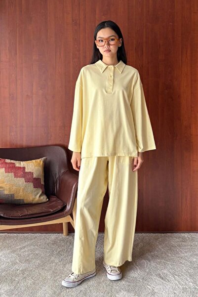 Ceylan Otantik Butter Yellow Supreme Shalwar Suit