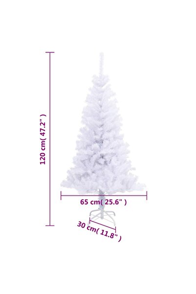 vidaxl Artificial Christmas Tree with Stand 120 cm 230 Branches