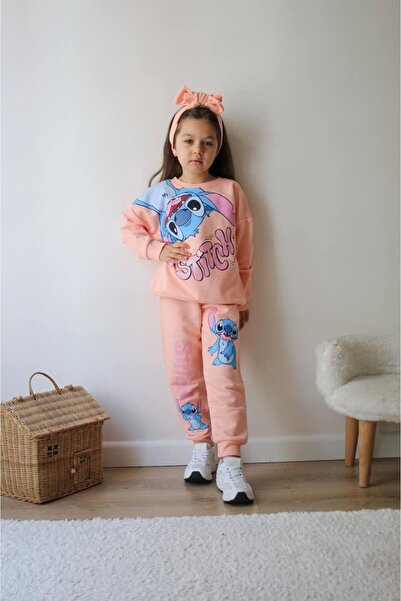 cgboutiquestylekids طقم بدلة رياضية للأطفال من Cg Kids بطباعة لامعة على شكل س...