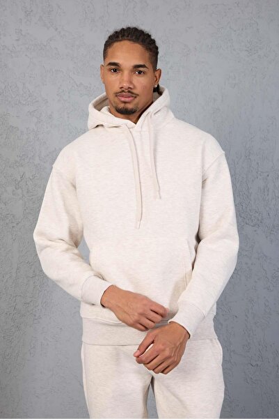 Valiberta επένδυση fleece Kangaroo Pocket Sweatshirt - 3 Thread επένδυση fleece Rubber Leg Ανδρικό Φούτερ - Σετ αθλητικών φούτερ