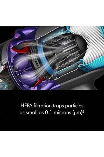 DYSON Gen5detect Cordless Vacuum Cleaner, Purple/Purple, Large - International Version