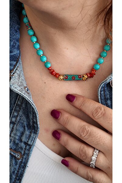 By Selen Suyolcu قلادة مييوكي المرجانية المفصلة