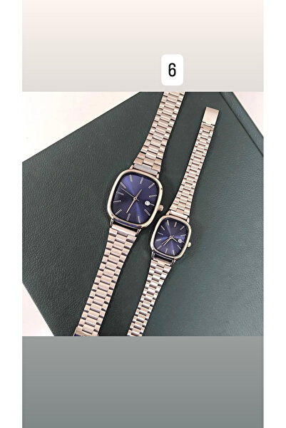 G Sport POLO Lacivert Kadranlı Metal Kordonlu Kadın-Erkek Çift Saati (Şık ve ...