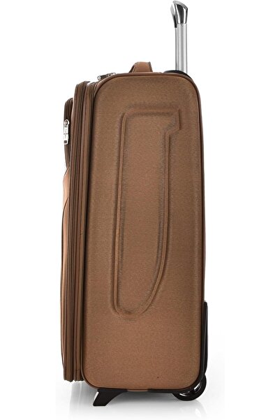 New Travel 4-Piece Fabric Wheeled Luggage Set - Brown, 2-Wheel, Large (2211/4P)