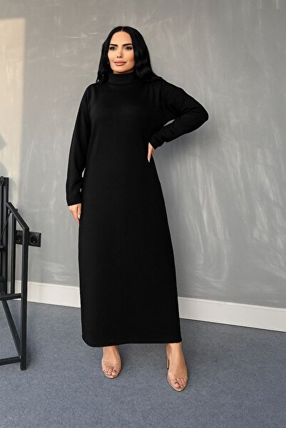 MAY MARA Women's Large Size Straight Neck Kit Dress