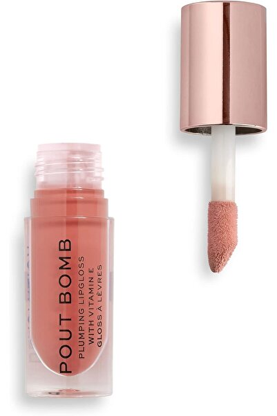 MAKEUP REVOLUTION ملمع الشفاه الممتلئ باوت بومب - كيس نود