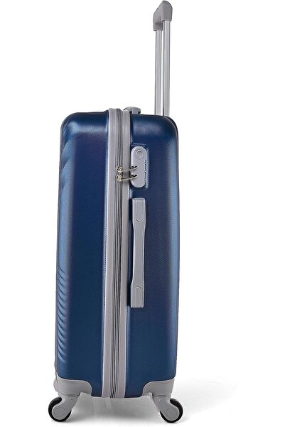 New Travel 4-Piece Hard Travel Luggage Set 28/24/20/12 Inch BR963/4P, Blue