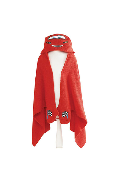 Talis Prosop de Plaja Poncho cu Gluga Cars 75x130 cm (Bumbac 100%)