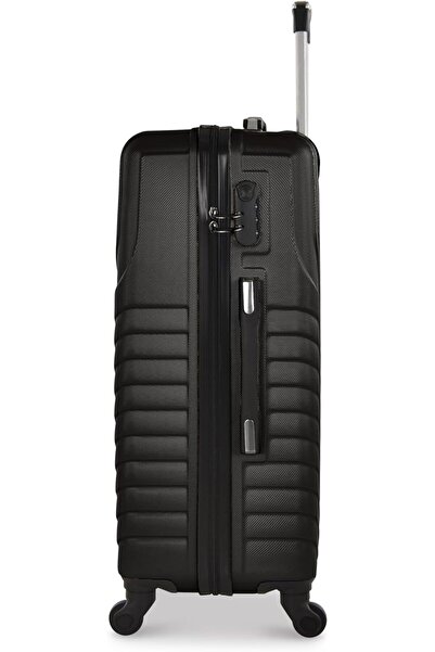 New Travel 4-Piece ABS Hardshell Luggage Set, 71/61/51/30 cm, Model 872/4P, Black