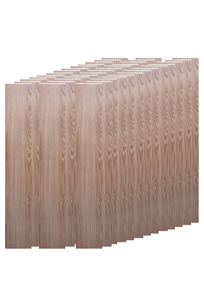 Teno Set of 36 Self-Adhesive Flooring Tiles, Parquet Type Teno®, durable, strong adhesive, PVC, cream bro