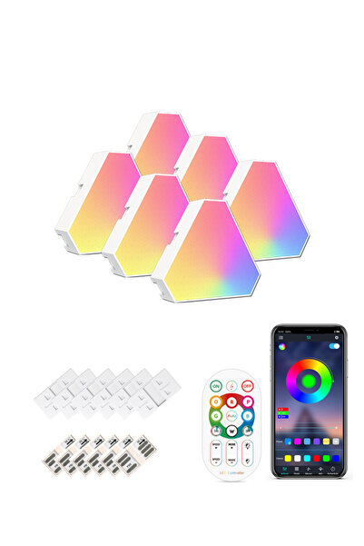 Generic Triangle LED Light Panels, Triangle Lights with 6 Connection Ports