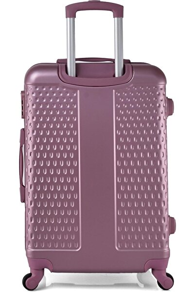 New Travel 5-Piece Hard Shell Luggage Set 28/24/20/14/12 in CS005/5P Pink (ABS)