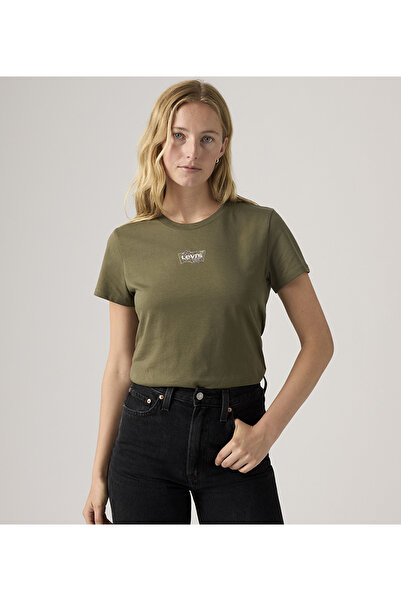 Levi's Green Women's The Perfect Tee Aw25