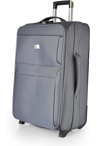 New Travel 4-Piece Soft Luggage Set 32/28/24/20 in, Model 2203/4P (2W), L Gray