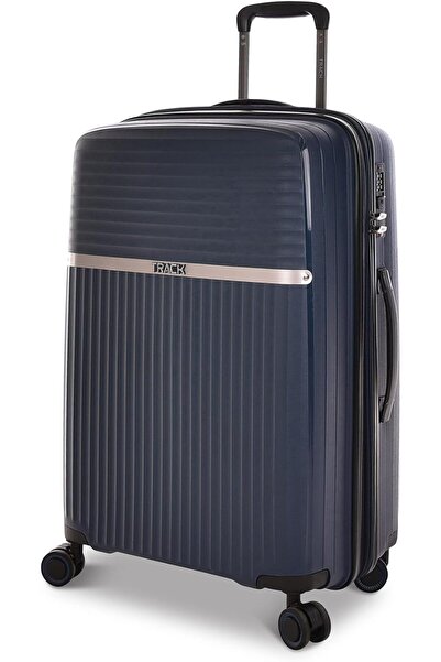 Track PP812-20 Carry-On Polypropylene Spinner Suitcase with TSA Combination Lock, Navy