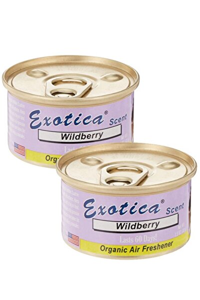 Exotica عبوة معطر جو عضوي اقتصادية، قطعتان - برائحة التوت البري