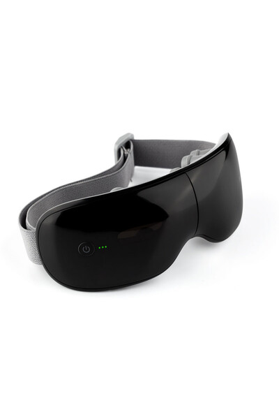 Medivon Aparat de masaj pentru ochi Horizon TRAVEL 2, 5W, 4 moduri, compresă caldă, cronometru 15 min, Bluetooth, gri