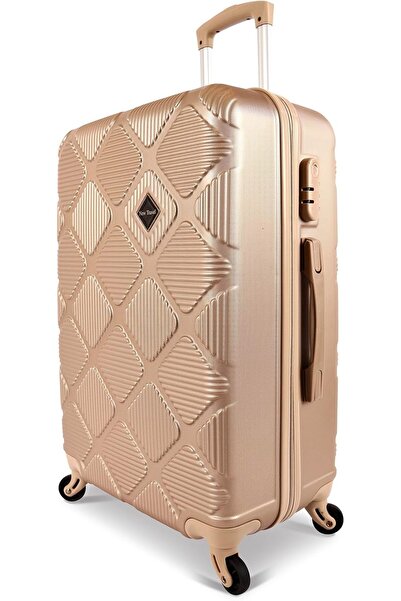New Travel Luxury 5-Piece ABS Luggage Set (Gold)