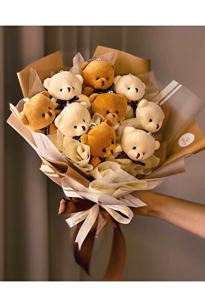 Diana Accessory Sevdiklerinize özel sevimli peluş ayıcık buketi SEVGİLİYE ARK...