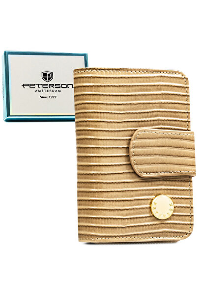 Other Portofel de damă din piele+PU PTN PS115-CRV-2395 Kaki